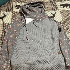 Maurices Gray Quilted Top